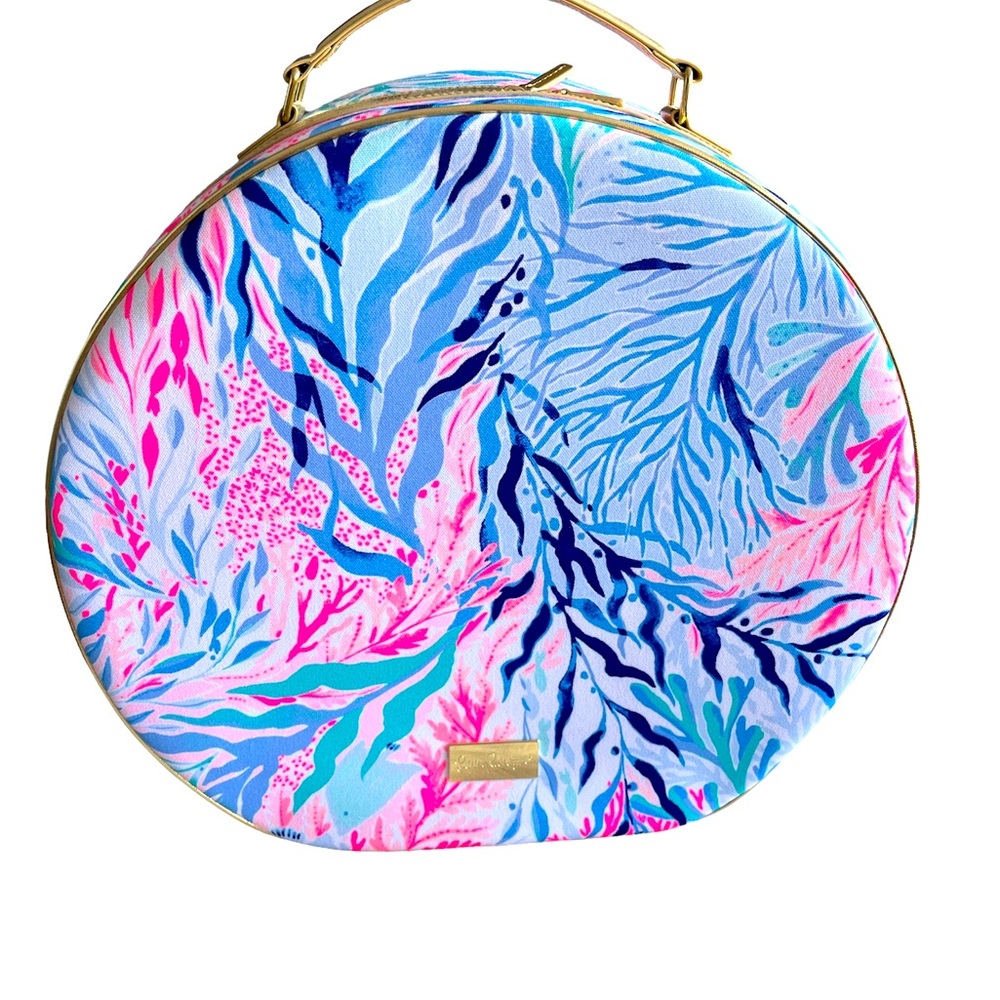 Lilly Pulitzer travel suitcase